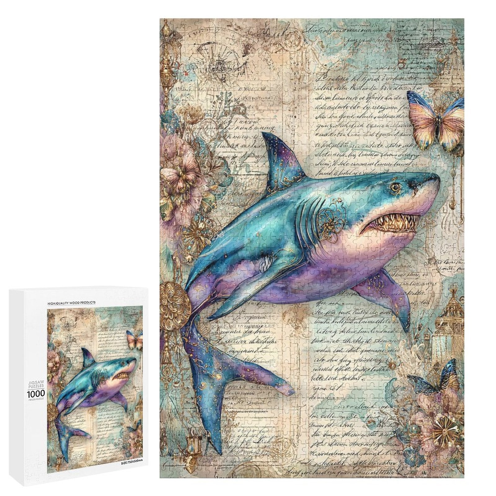 Shark Wooden Puzzle