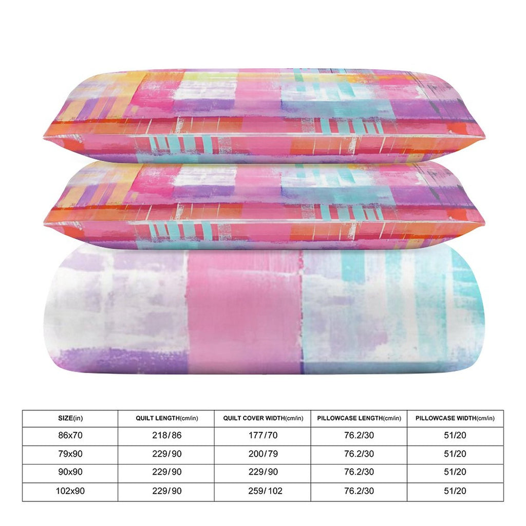 Queen 3-Piece Bedding Set-90"x90"/ 229x229cm