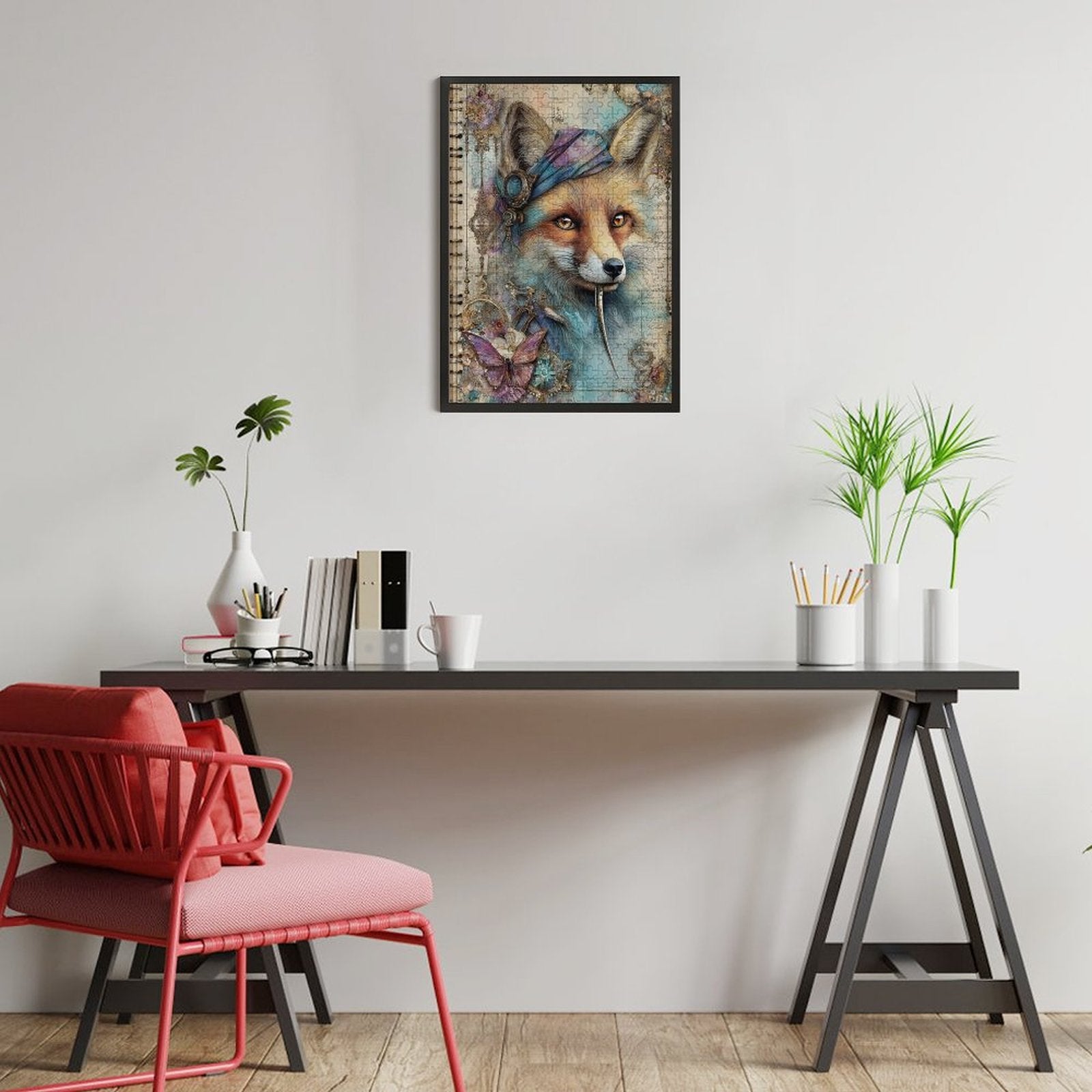 Captain Fox Wooden Puzzle