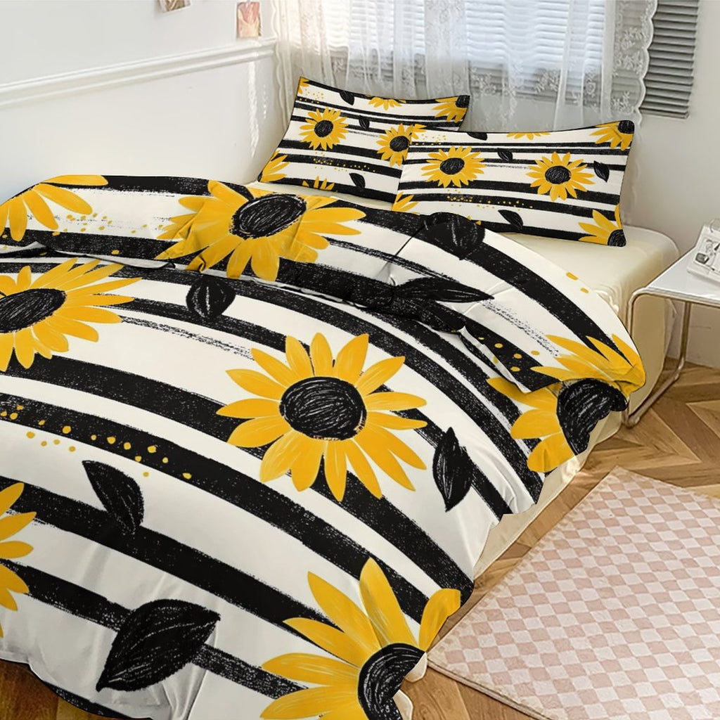 Queen 3-Piece Bedding Set-90"x90"/ 229x229cm