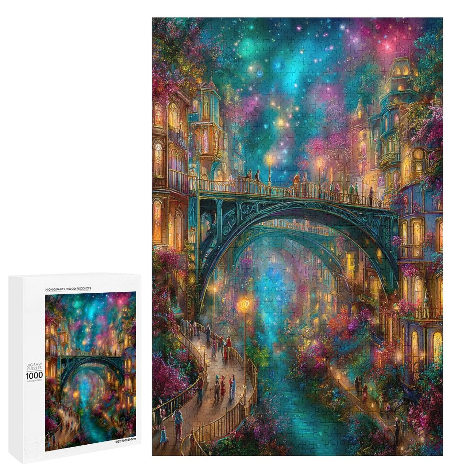 Mystical City Wooden Puzzle