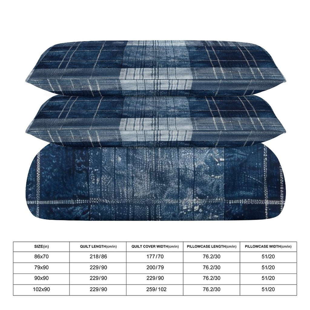 Full 3-Piece Bedding Set-86"×70"/ 218×177cm