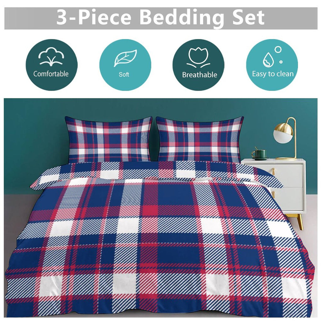 King 3-Piece Bedding Set-102"x90"/ 259x229cm