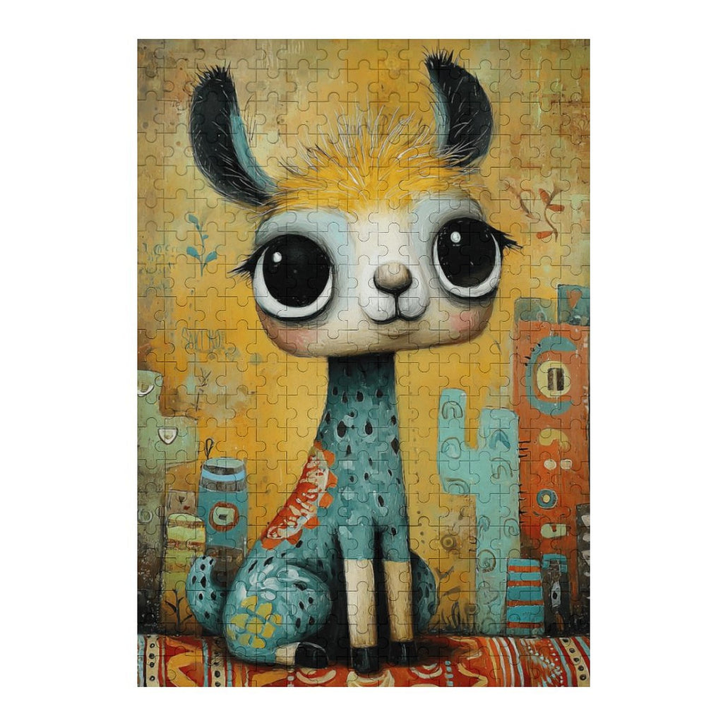 Baby Llama Wooden Puzzle