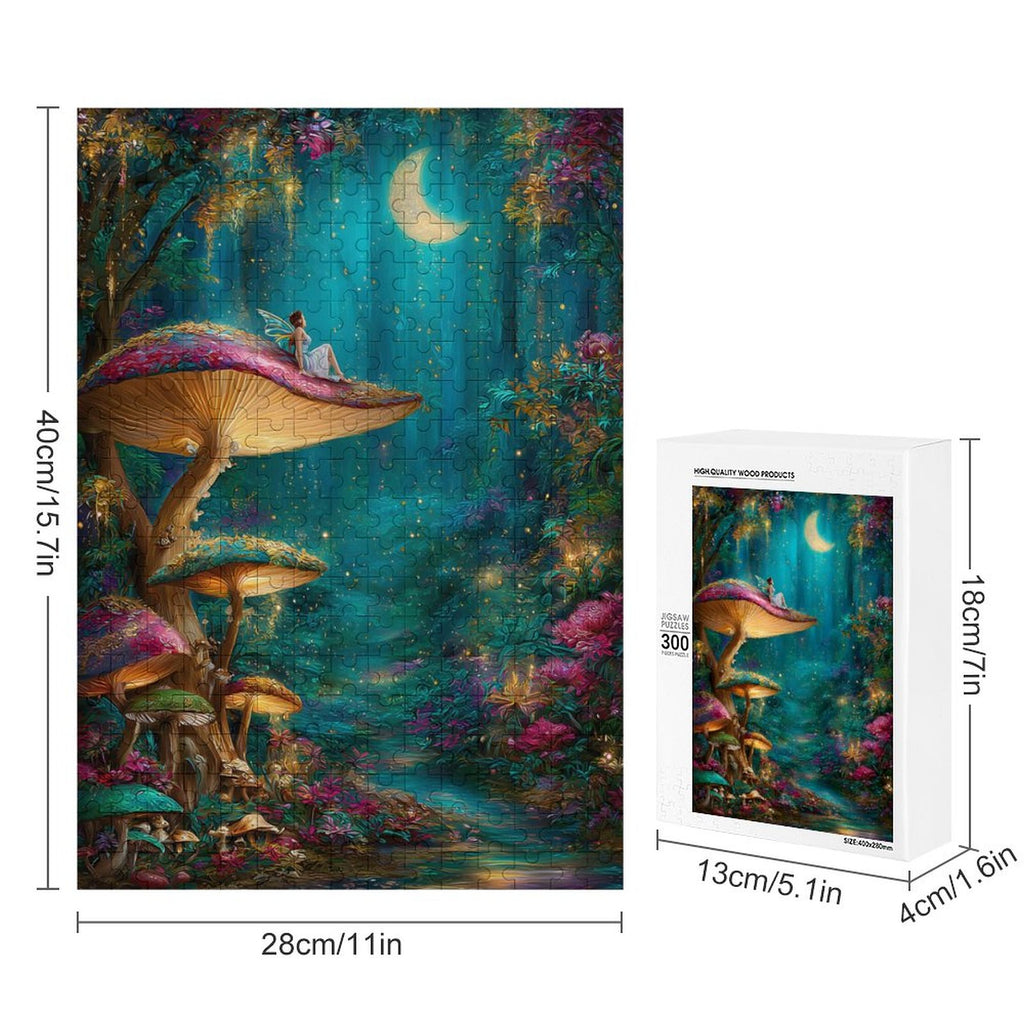 Mystical Forest Fairy Wooden Puzzle