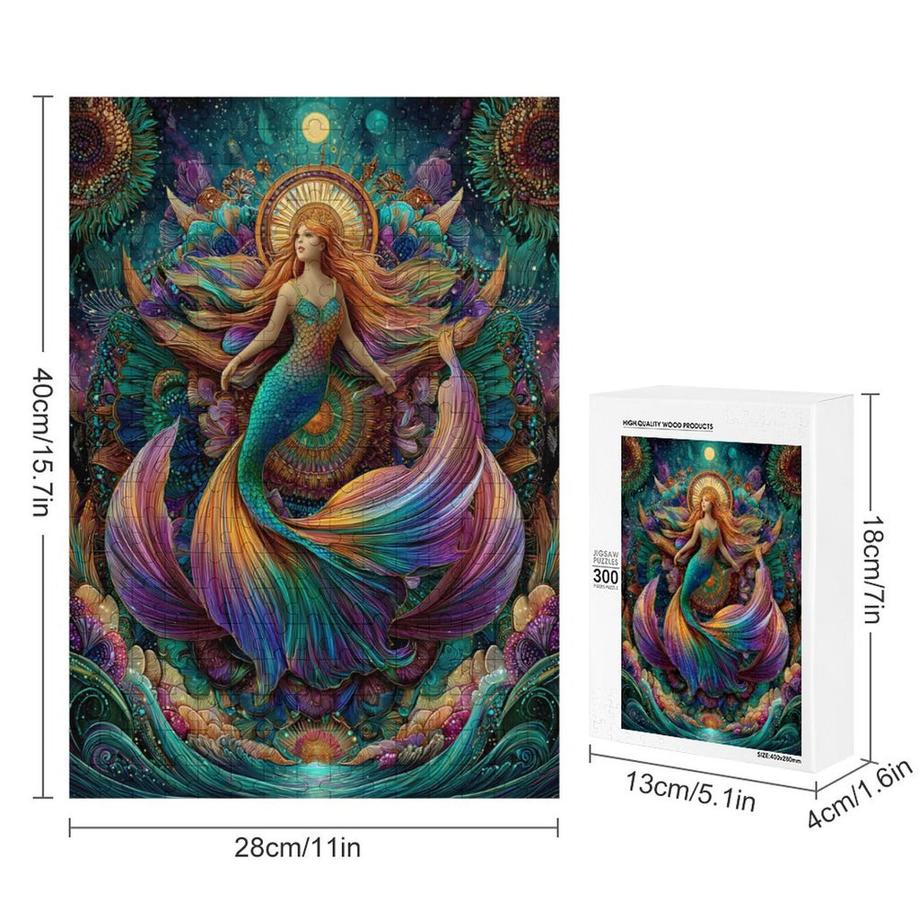 Mermaid Princess Wooden Puzzle