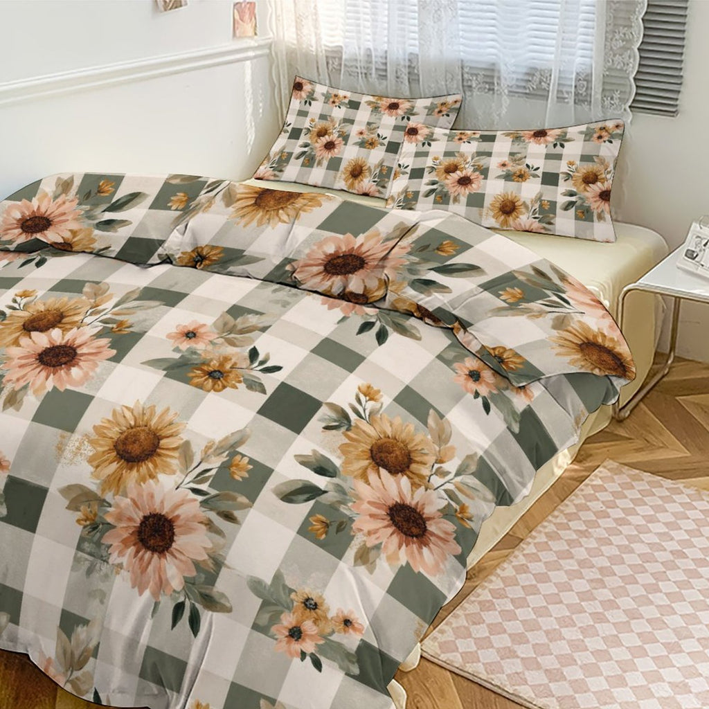 Queen 3-Piece Bedding Set-90"x90"/ 229x229cm