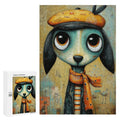 Boho Puppy Wooden Puzzle