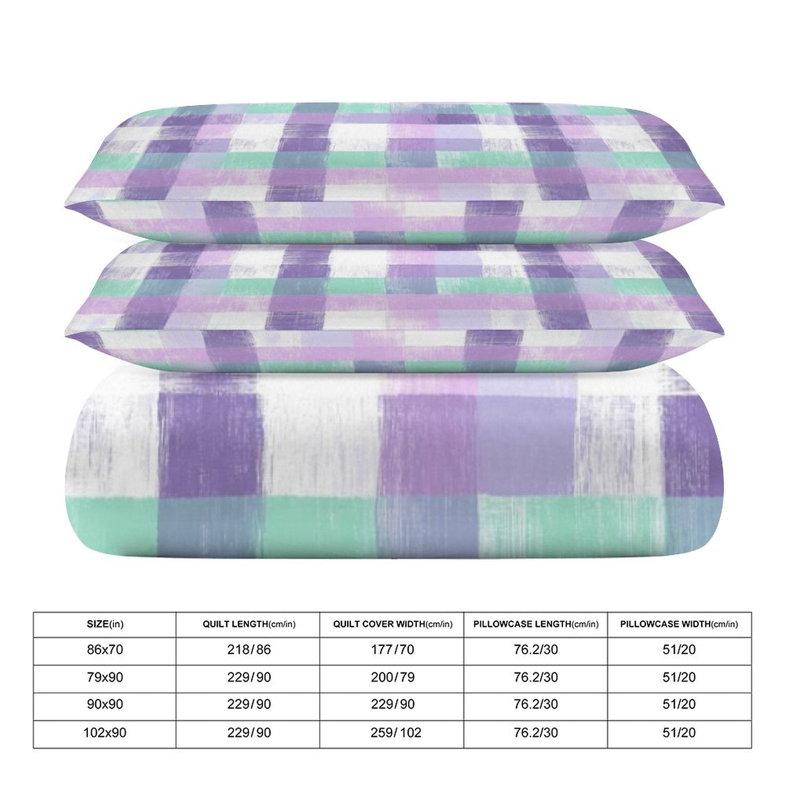 Full 3-Piece Bedding Set-86"×70"/ 218×177cm