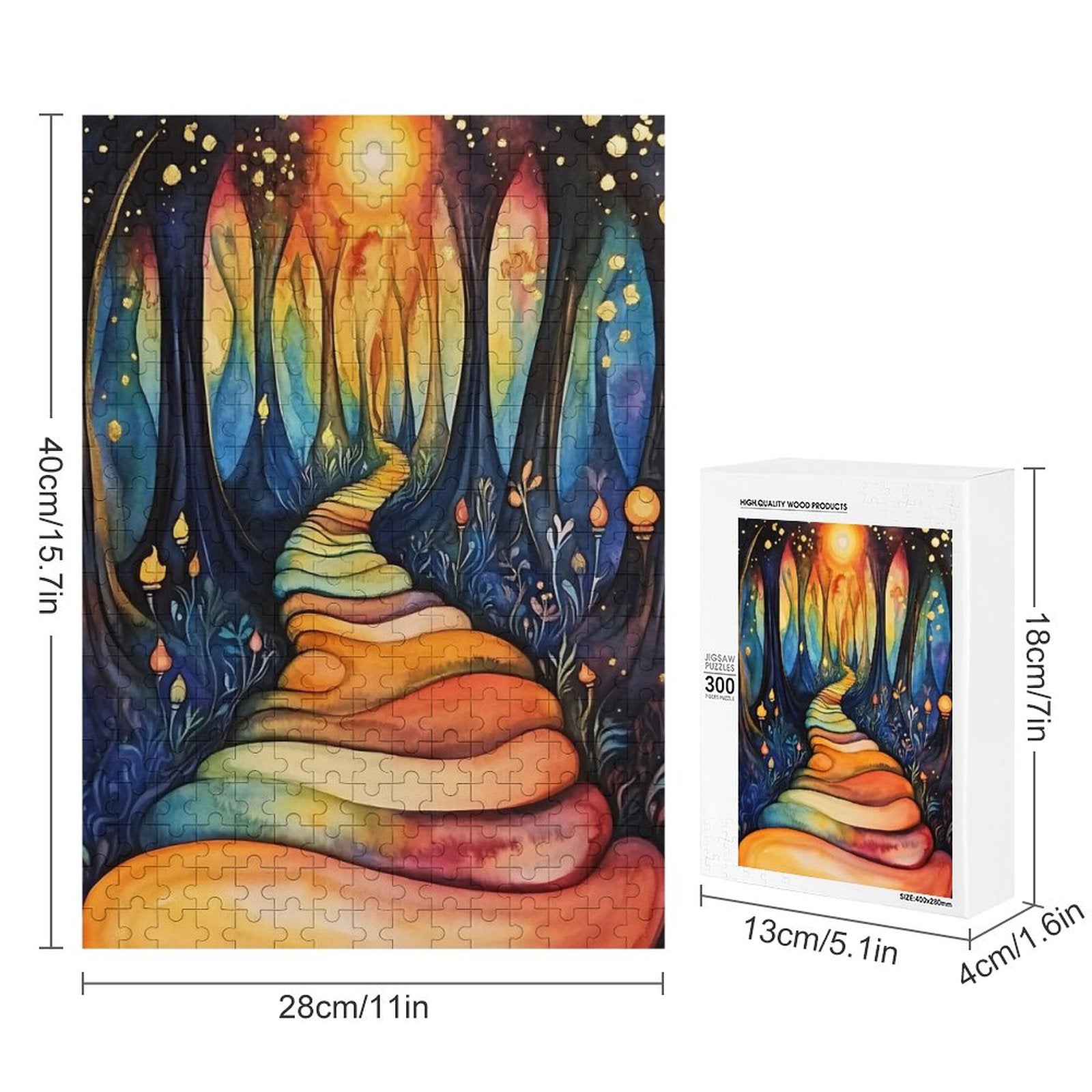 Forest path Wooden Puzzle