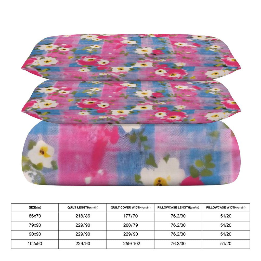 Queen 3-Piece Bedding Set-90"x90"/ 229x229cm