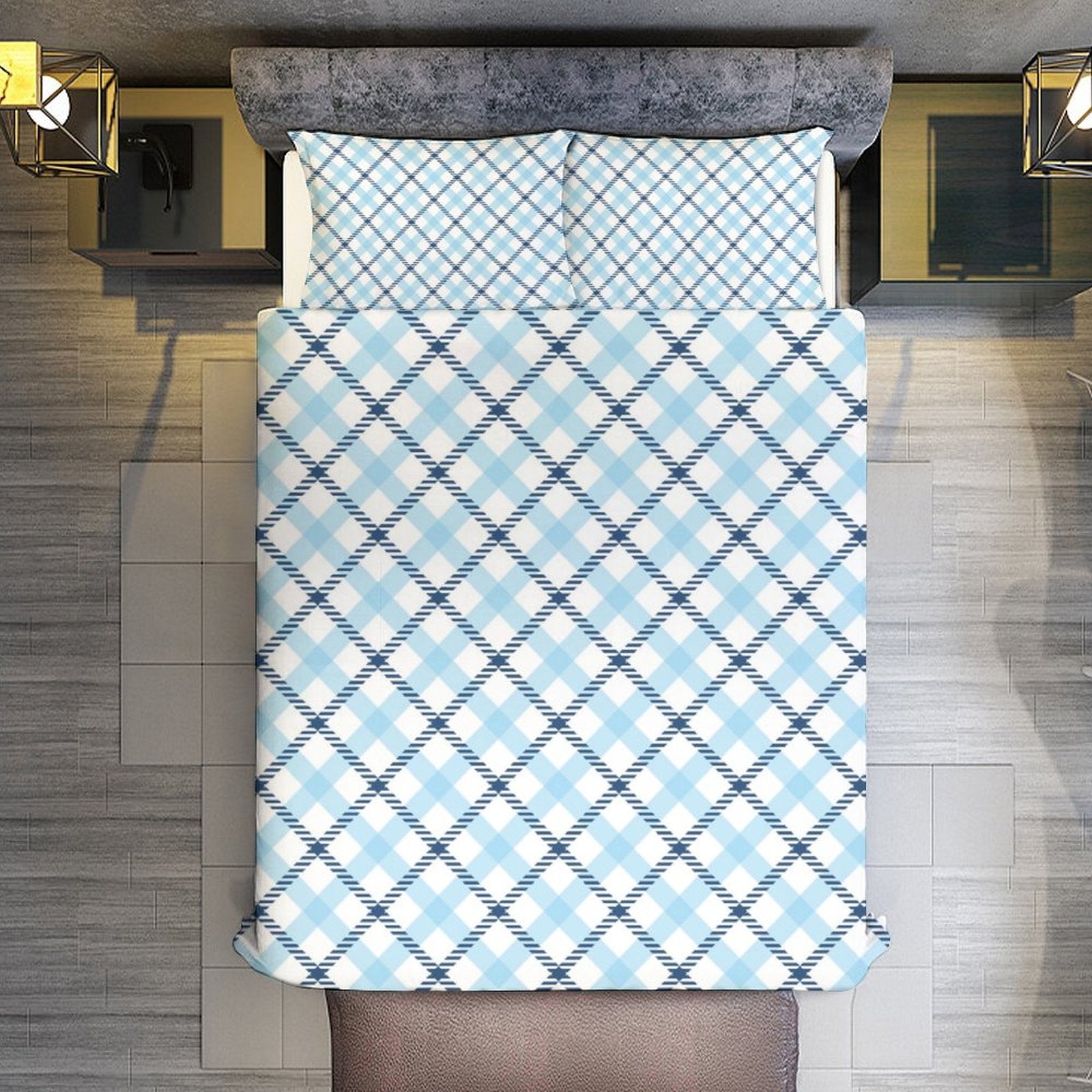 Queen 3-Piece Bedding Set-90"x90"/ 229x229cm