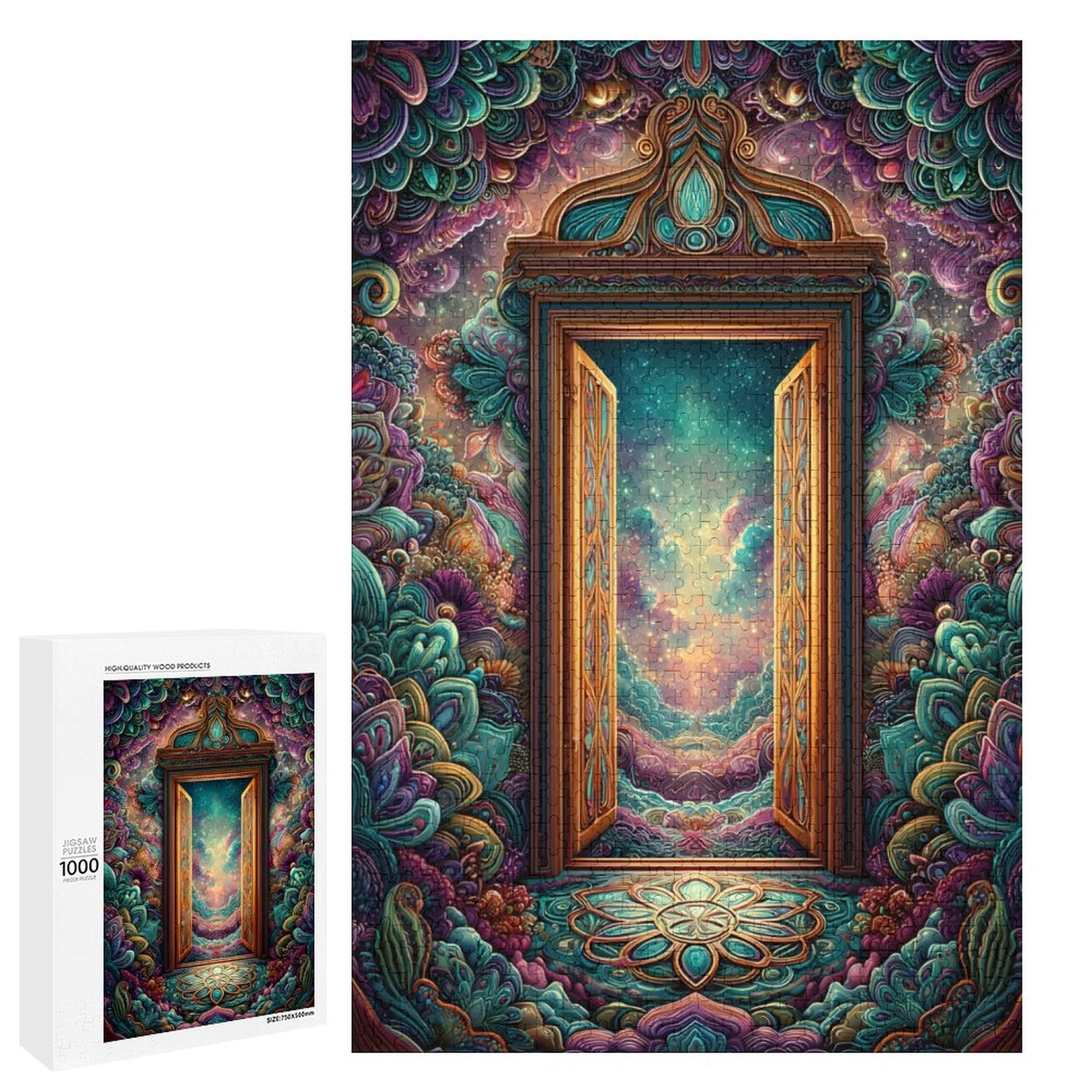 Door to another world Wooden Puzzle