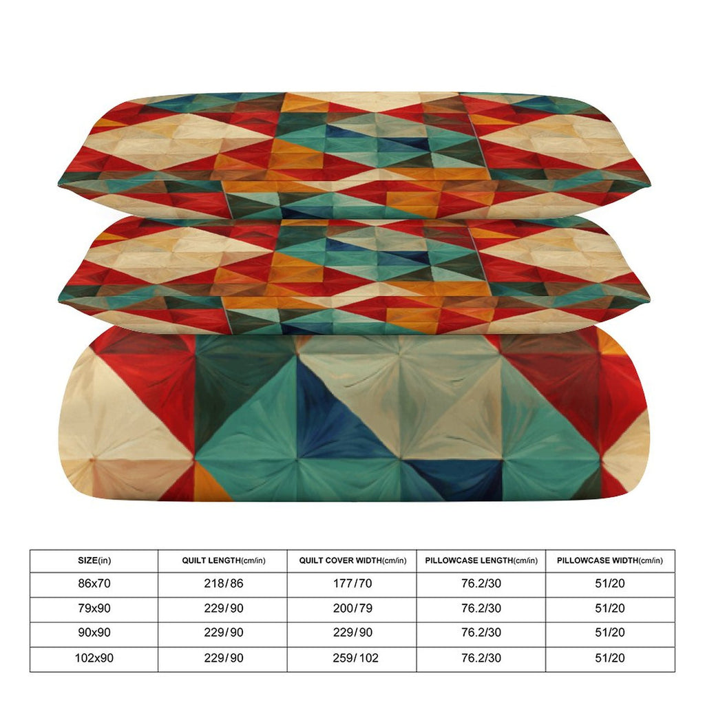 Full 3-Piece Bedding Set-86"×70"/ 218×177cm