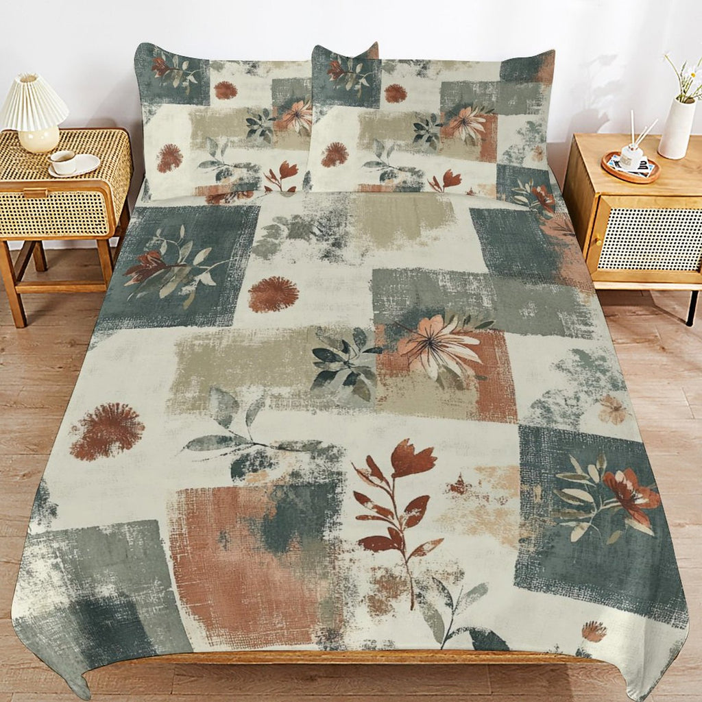 Queen 3-Piece Bedding Set-90"x90"/ 229x229cm