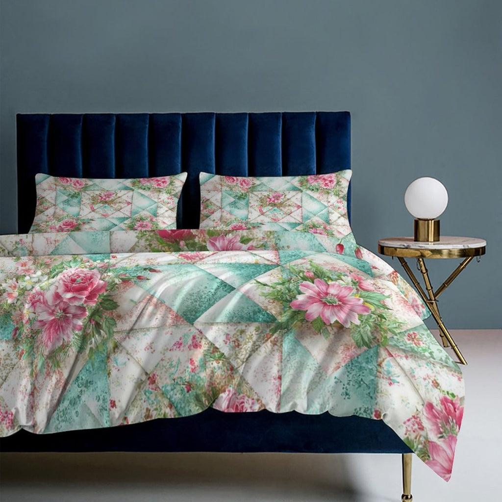 Queen 3-Piece Bedding Set-90"x90"/ 229x229cm