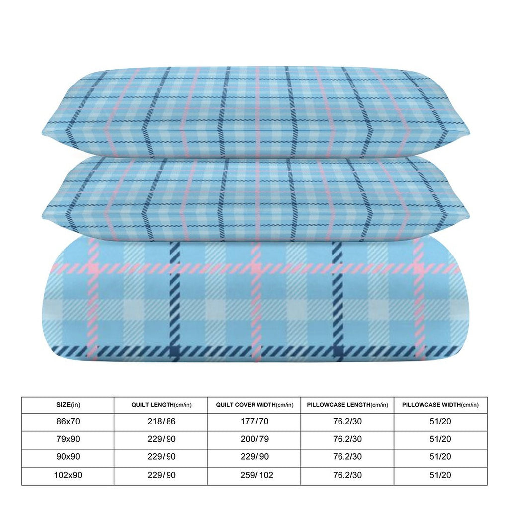 Queen 3-Piece Bedding Set-90"x90"/ 229x229cm
