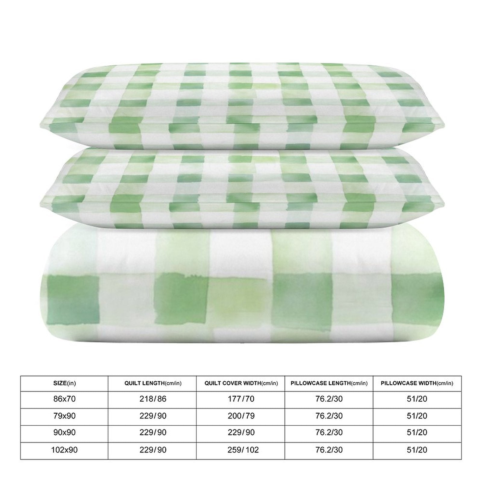 King 3-Piece Bedding Set-102"x90"/ 259x229cm