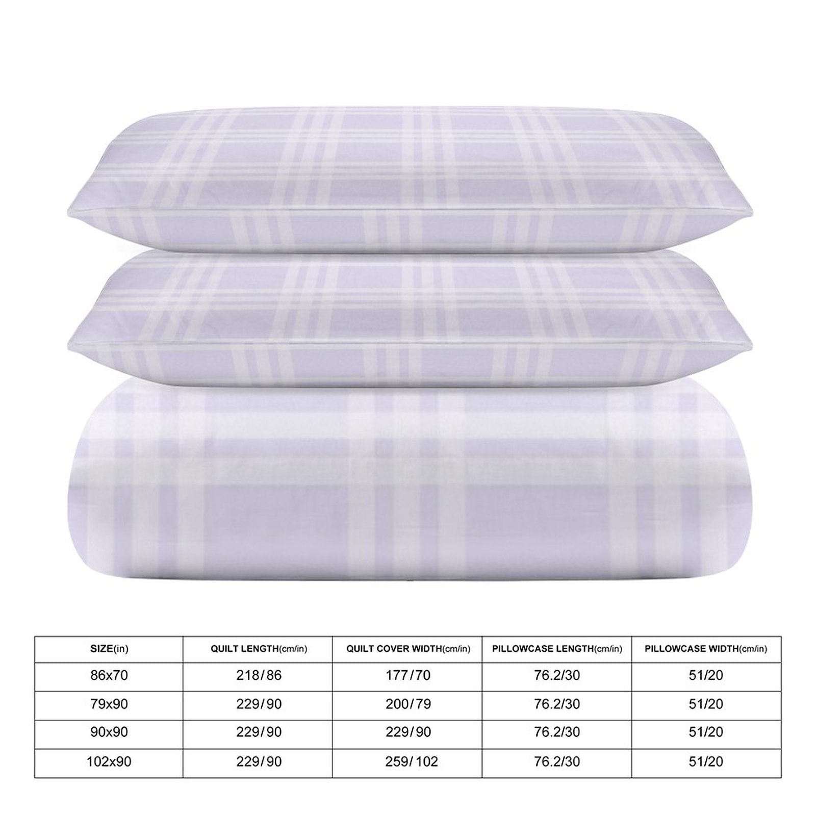 King 3-Piece Bedding Set-102"x90"/ 259x229cm