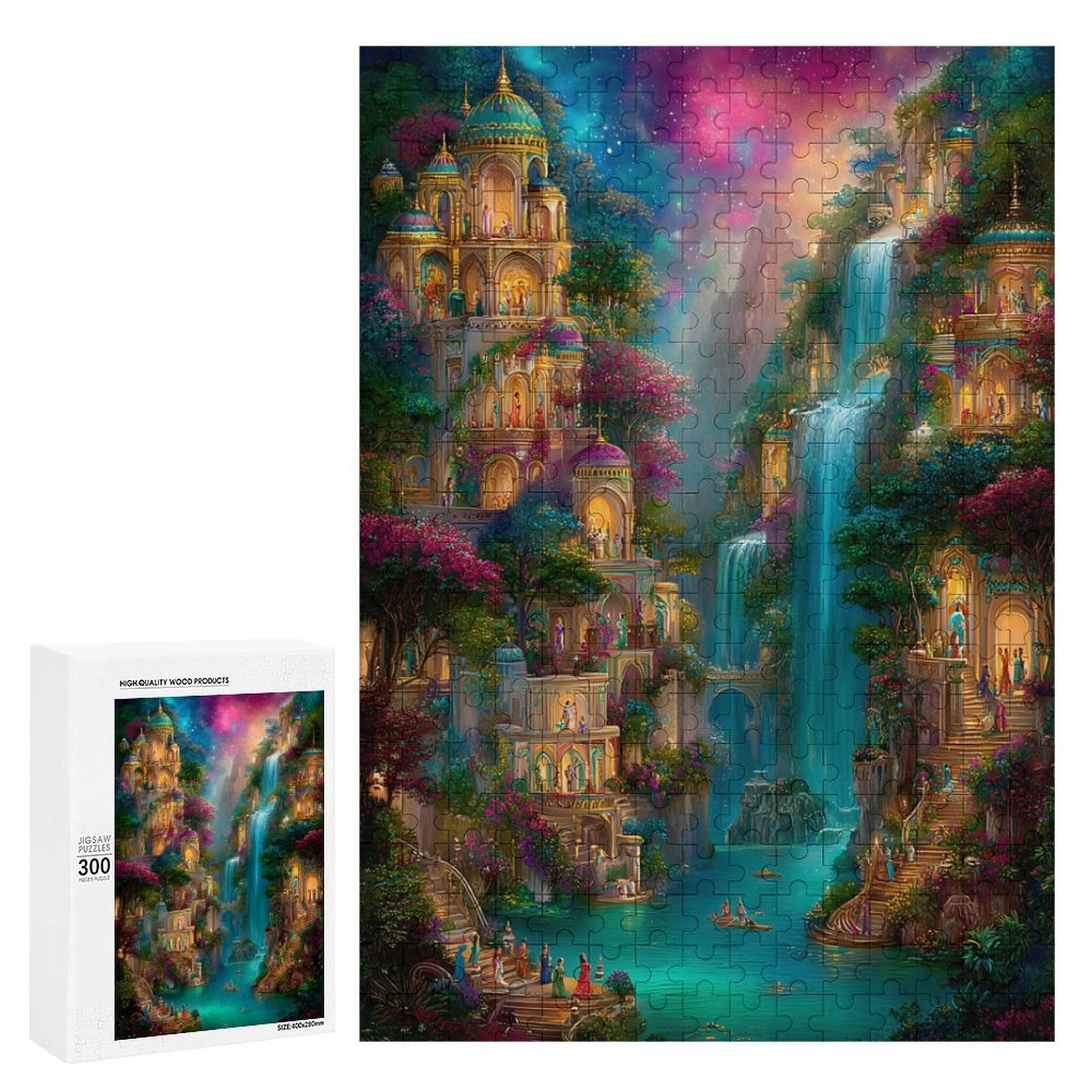 City on the Water Wooden Puzzle