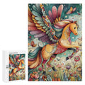 Colorful Pegasus Wooden Puzzle