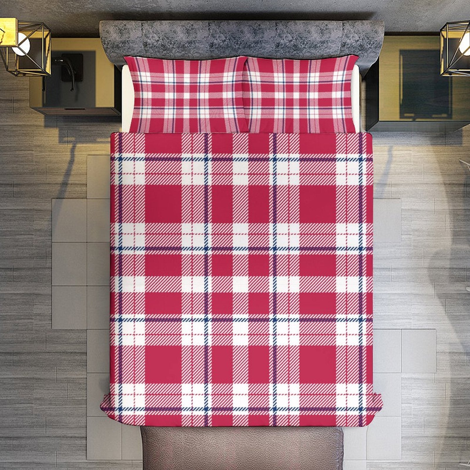 Queen 3-Piece Bedding Set-90"x90"/ 229x229cm