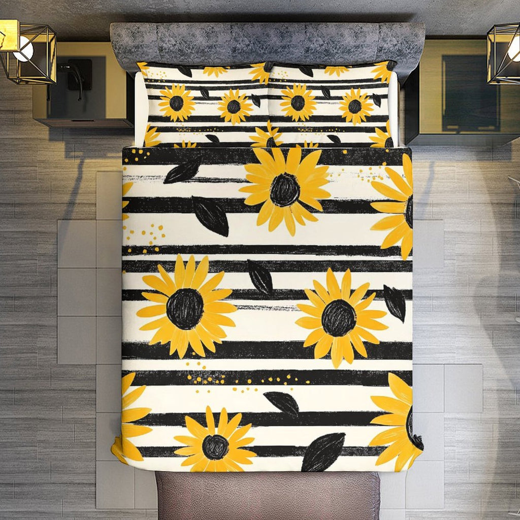 Queen 3-Piece Bedding Set-90"x90"/ 229x229cm