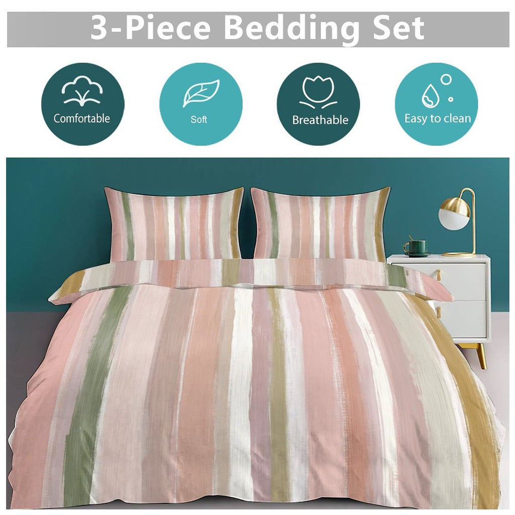 King 3-Piece Bedding Set-102"x90"/ 259x229cm
