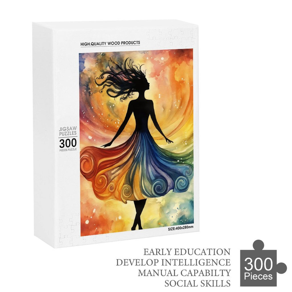 Dancing girl Wooden Puzzle
