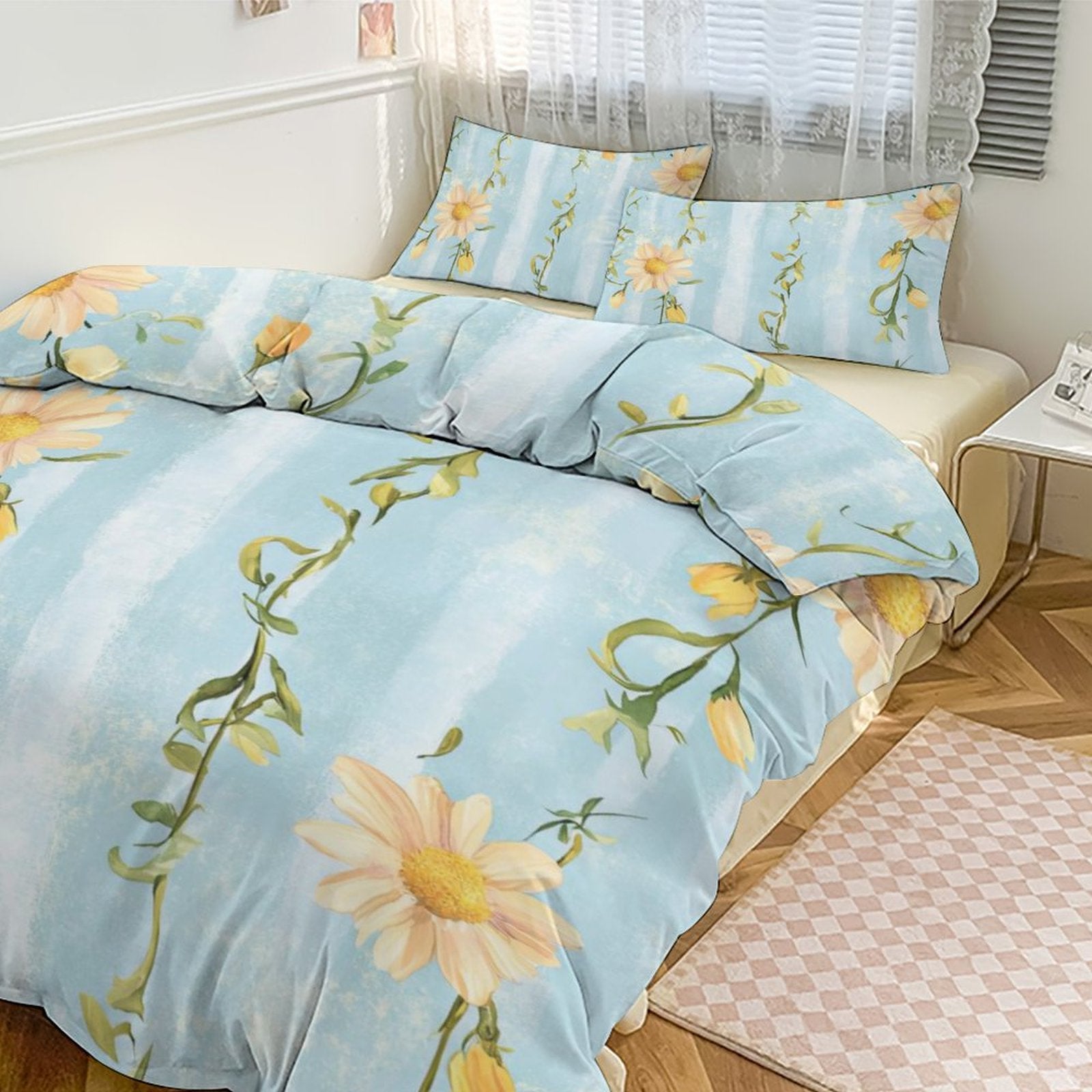 Full 3-Piece Bedding Set-86"×70"/ 218×177cm