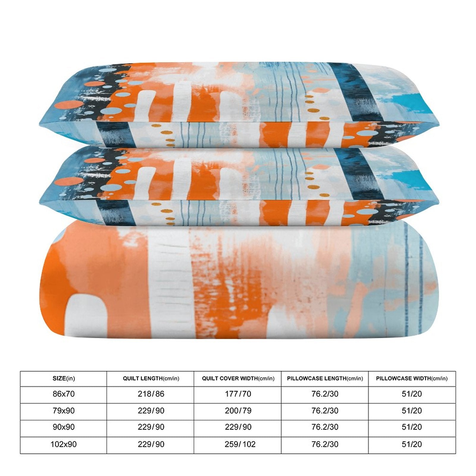 Full 3-Piece Bedding Set-86"×70"/ 218×177cm