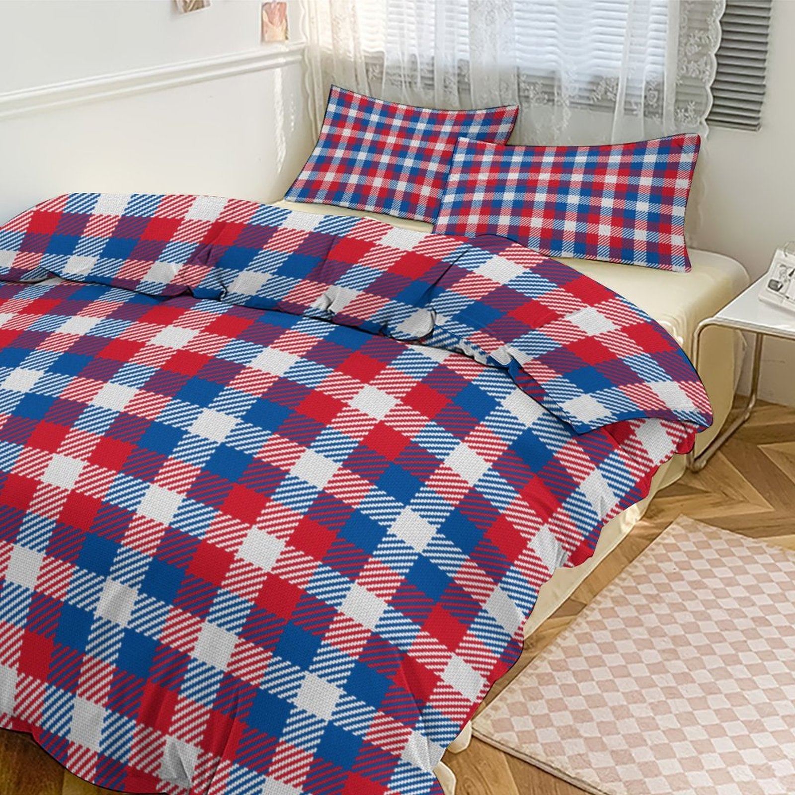 Queen 3-Piece Bedding Set-90"x90"/ 229x229cm