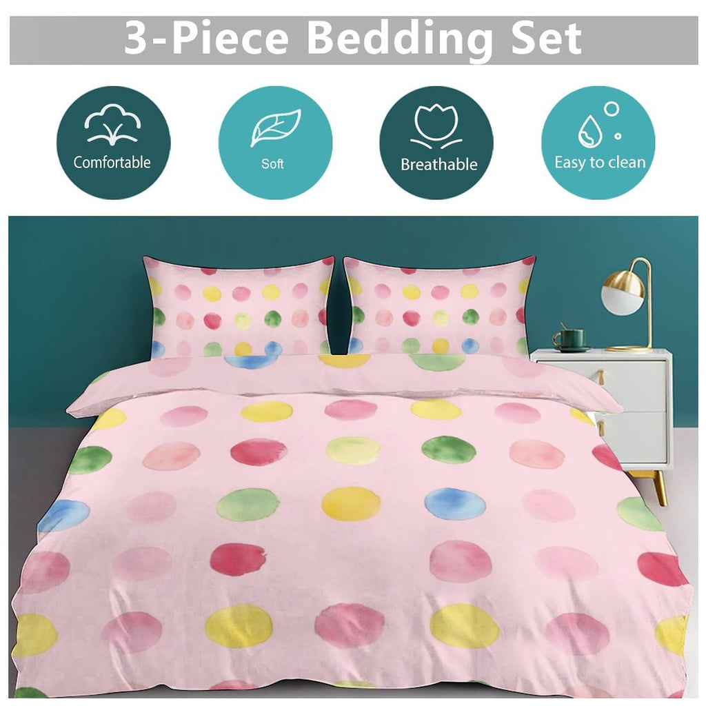 Full 3-Piece Bedding Set-86"×70"/ 218×177cm