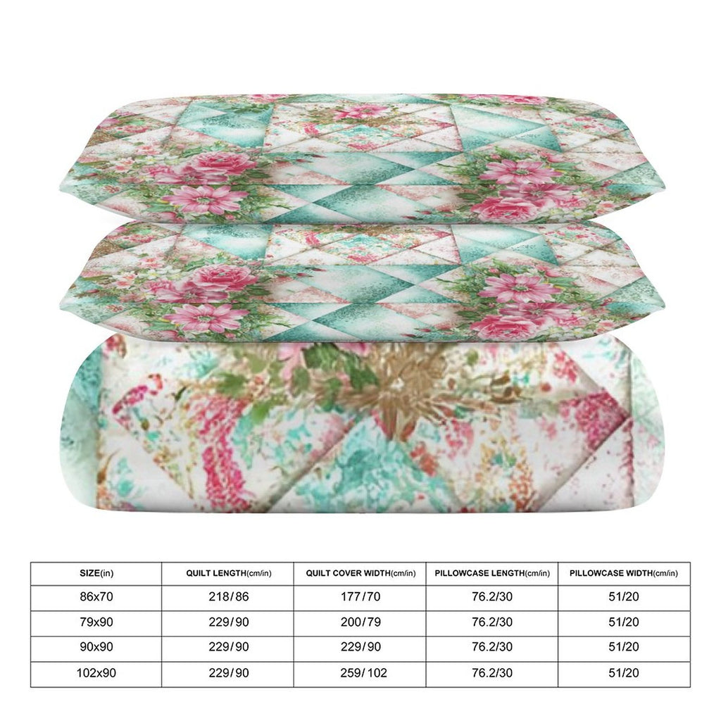 King 3-Piece Bedding Set-102"x90"/ 259x229cm