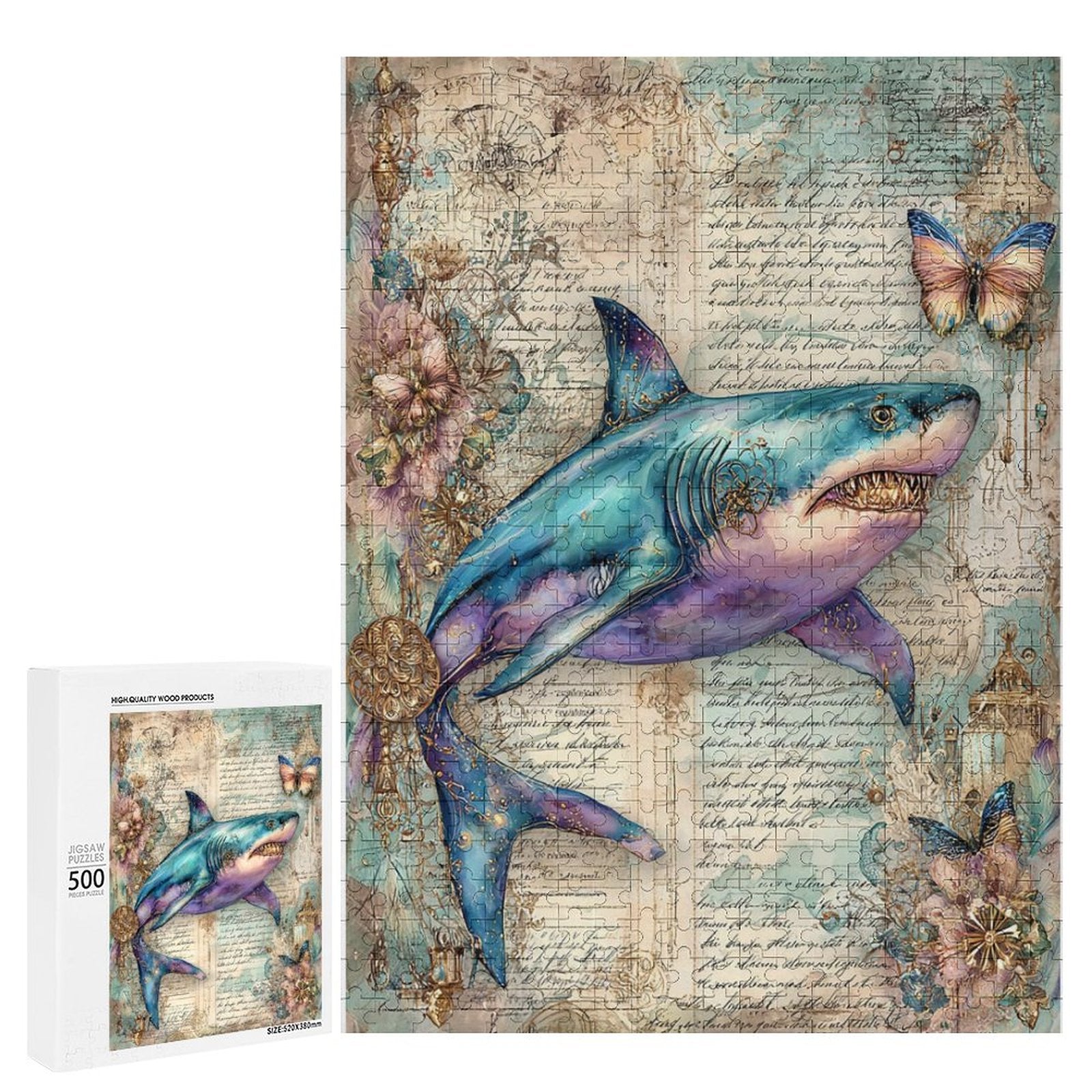 Shark Wooden Puzzle