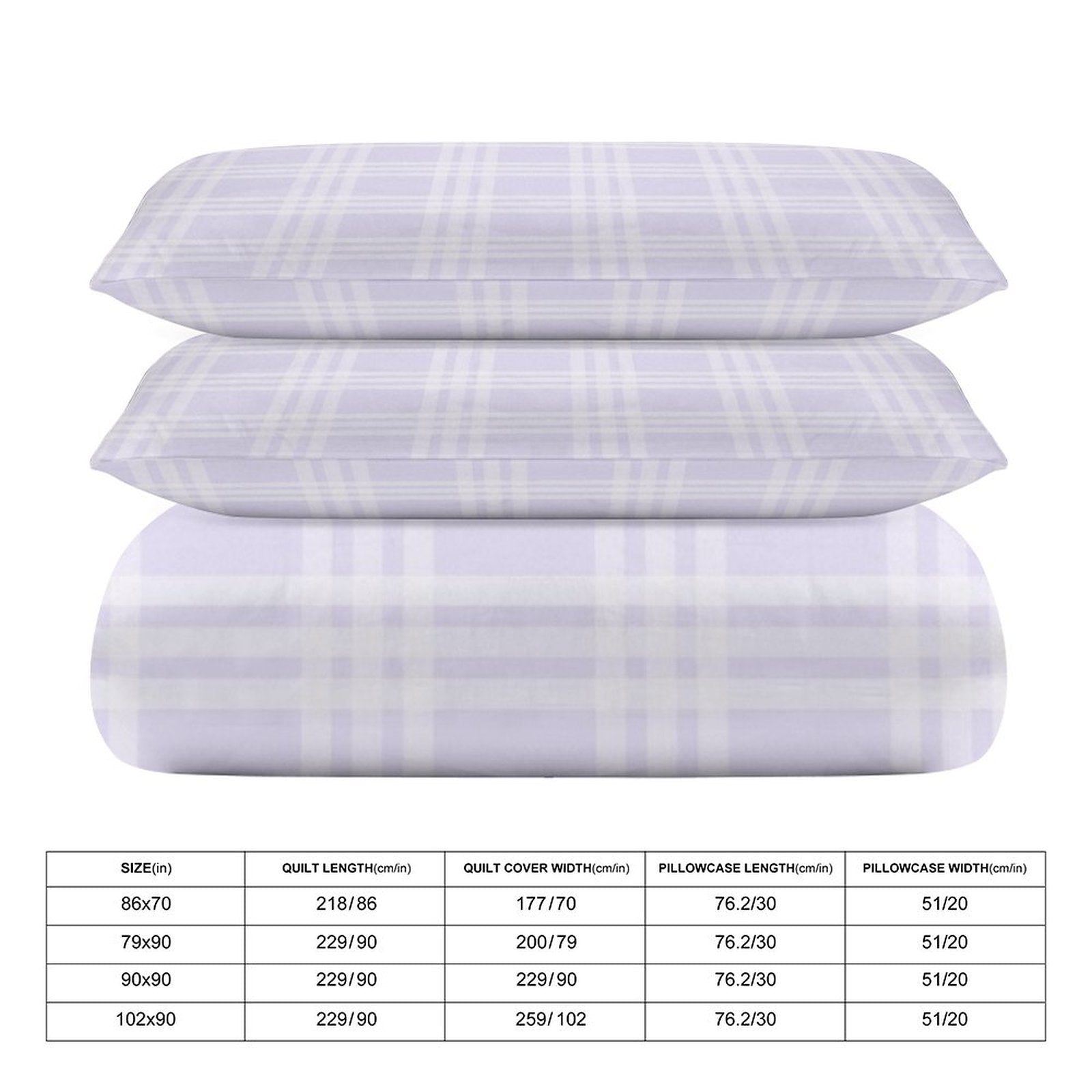 Full 3-Piece Bedding Set-86"×70"/ 218×177cm