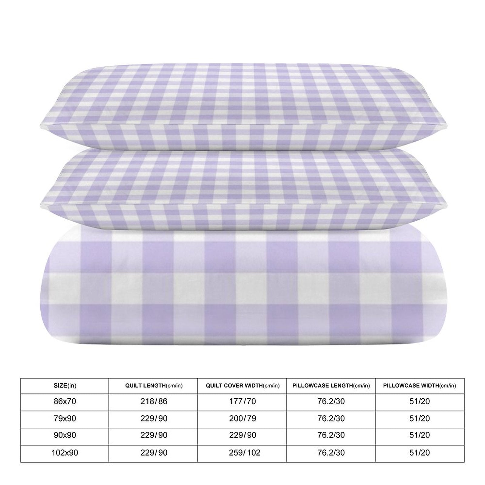 Queen 3-Piece Bedding Set-90"x90"/ 229x229cm