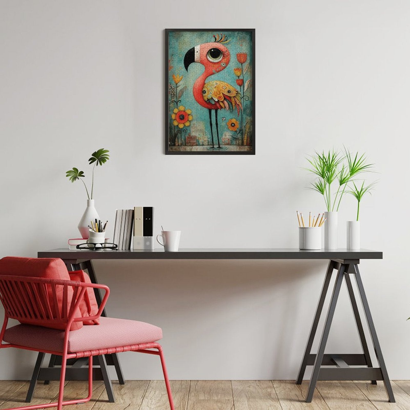 Regal Flamingo Wooden Puzzle