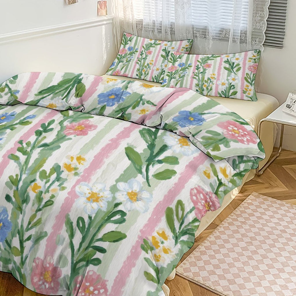 Queen 3-Piece Bedding Set-90"x90"/ 229x229cm