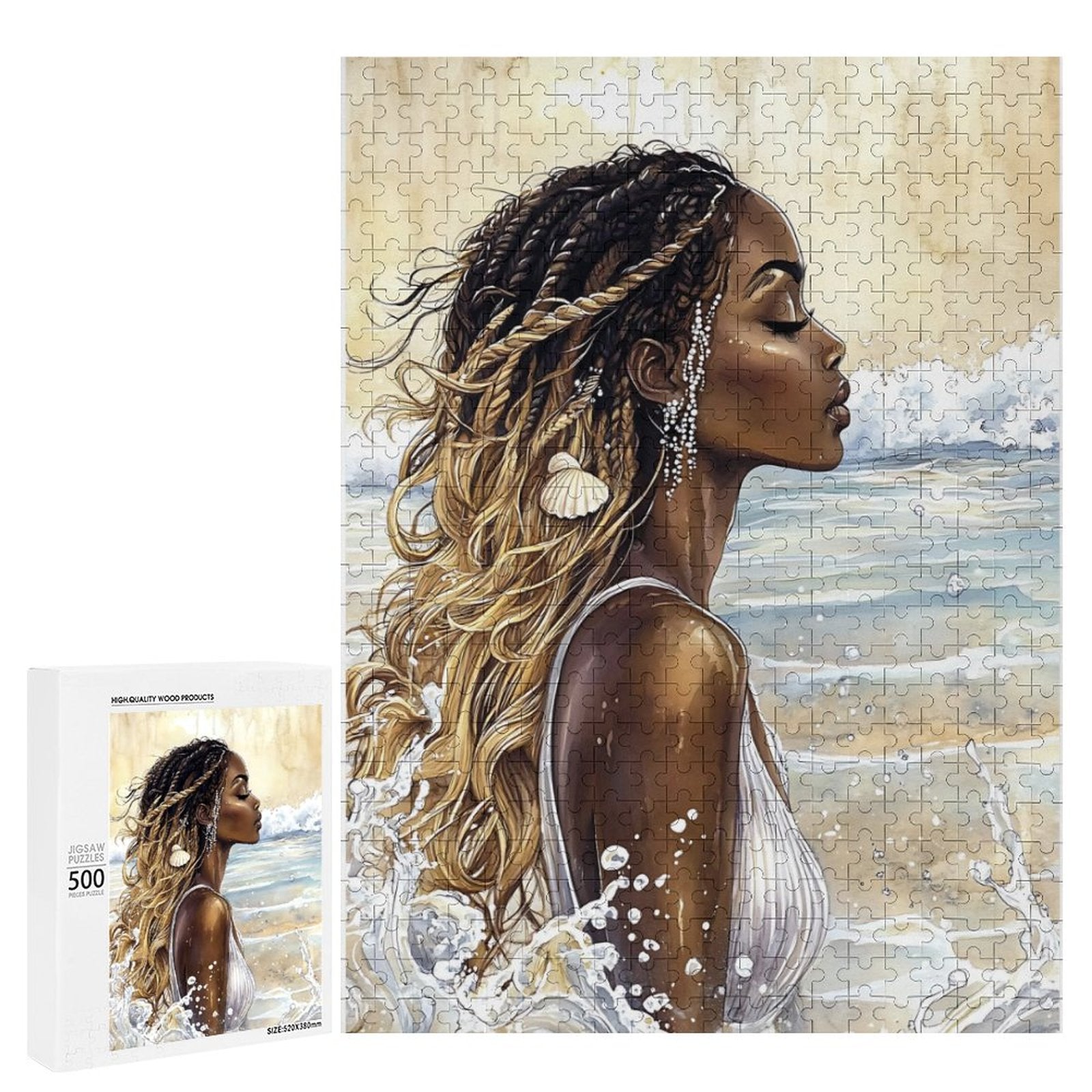Take a breath Wooden Puzzle