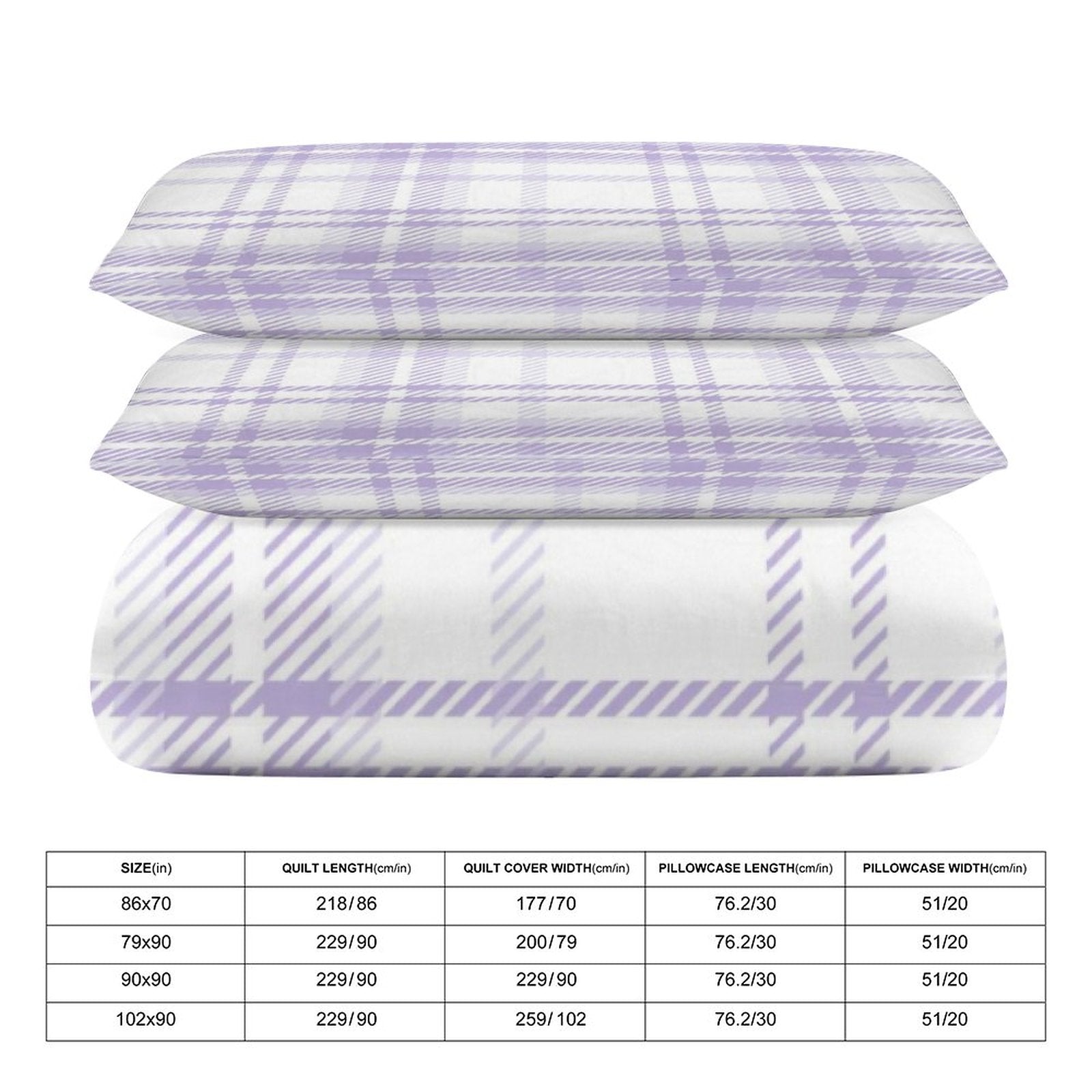 Full 3-Piece Bedding Set-86"×70"/ 218×177cm