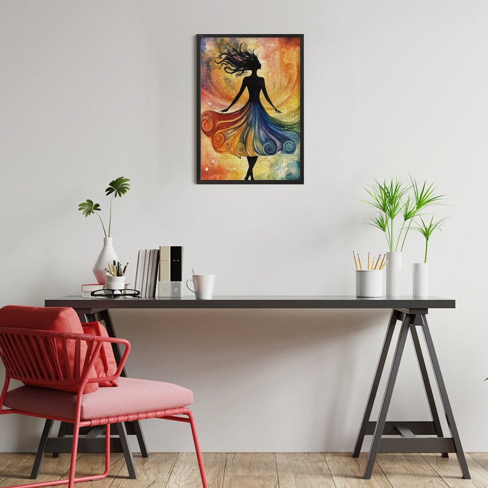 Dancing girl Wooden Puzzle