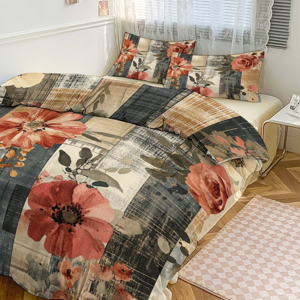 Full 3-Piece Bedding Set-86"×70"/ 218×177cm