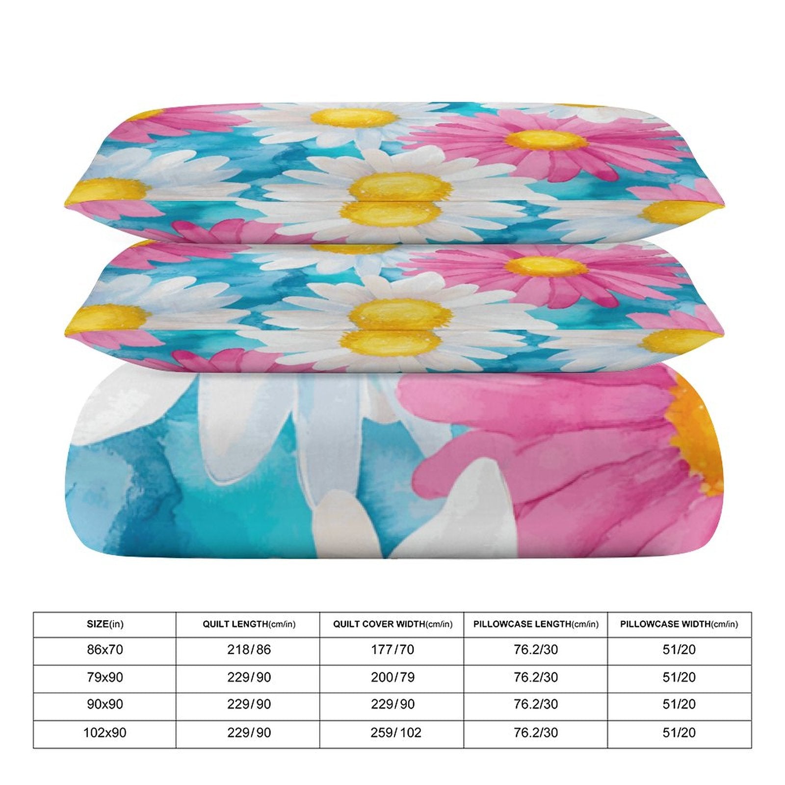 Full 3-Piece Bedding Set-86"×70"/ 218×177cm