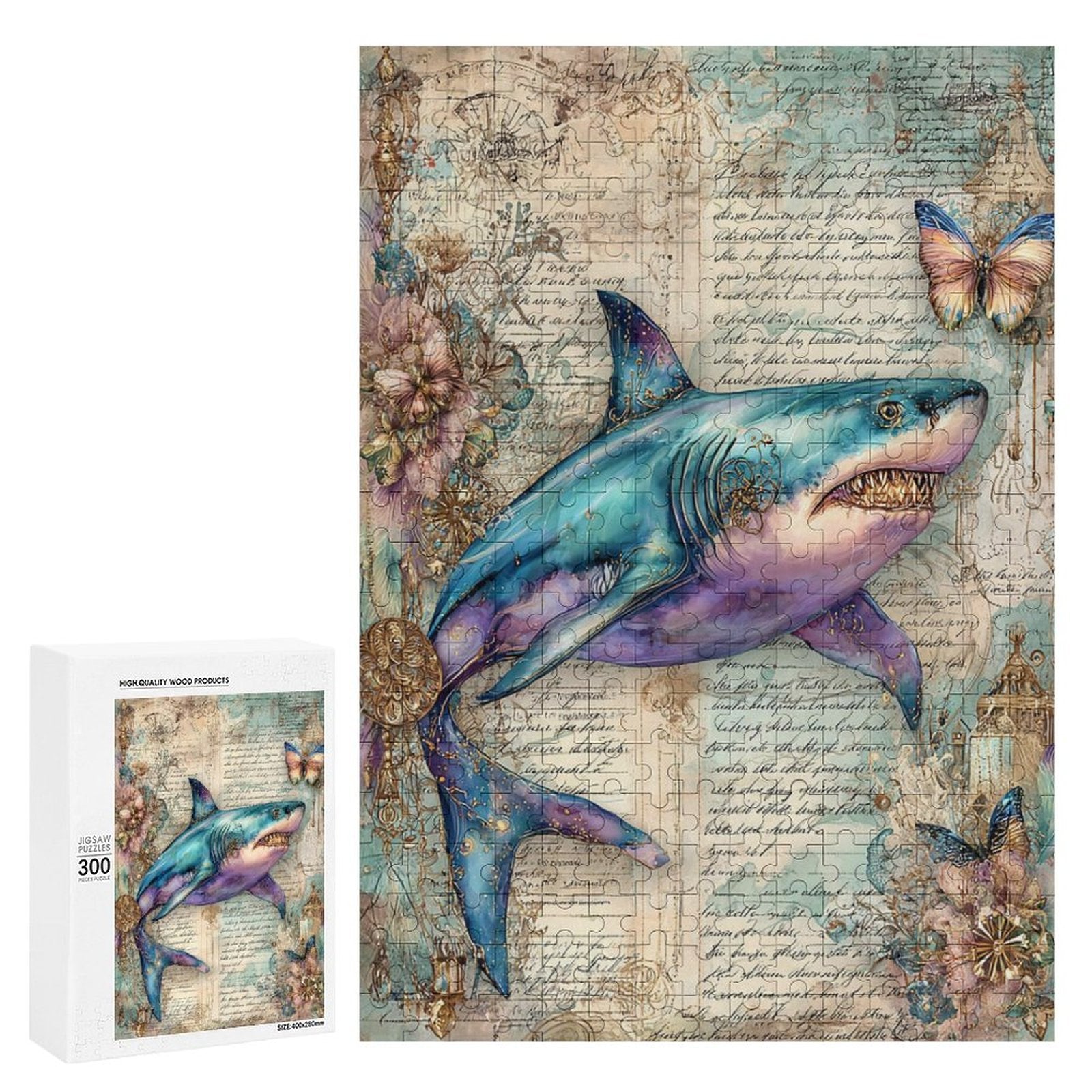 Shark Wooden Puzzle