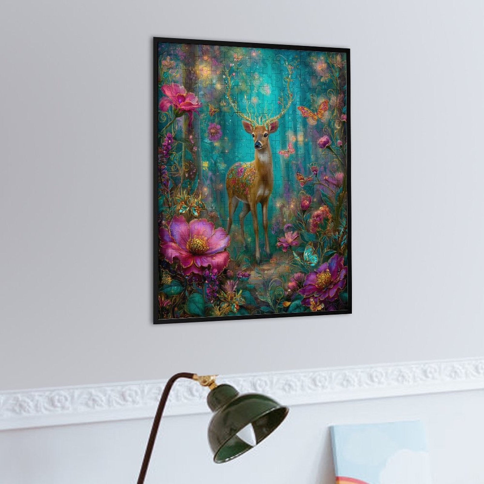 Iridescent deer Wooden Puzzle