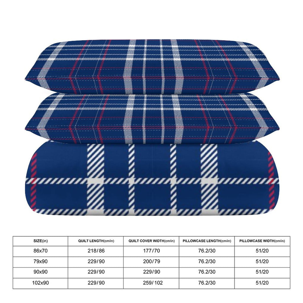 Queen 3-Piece Bedding Set-90"x90"/ 229x229cm