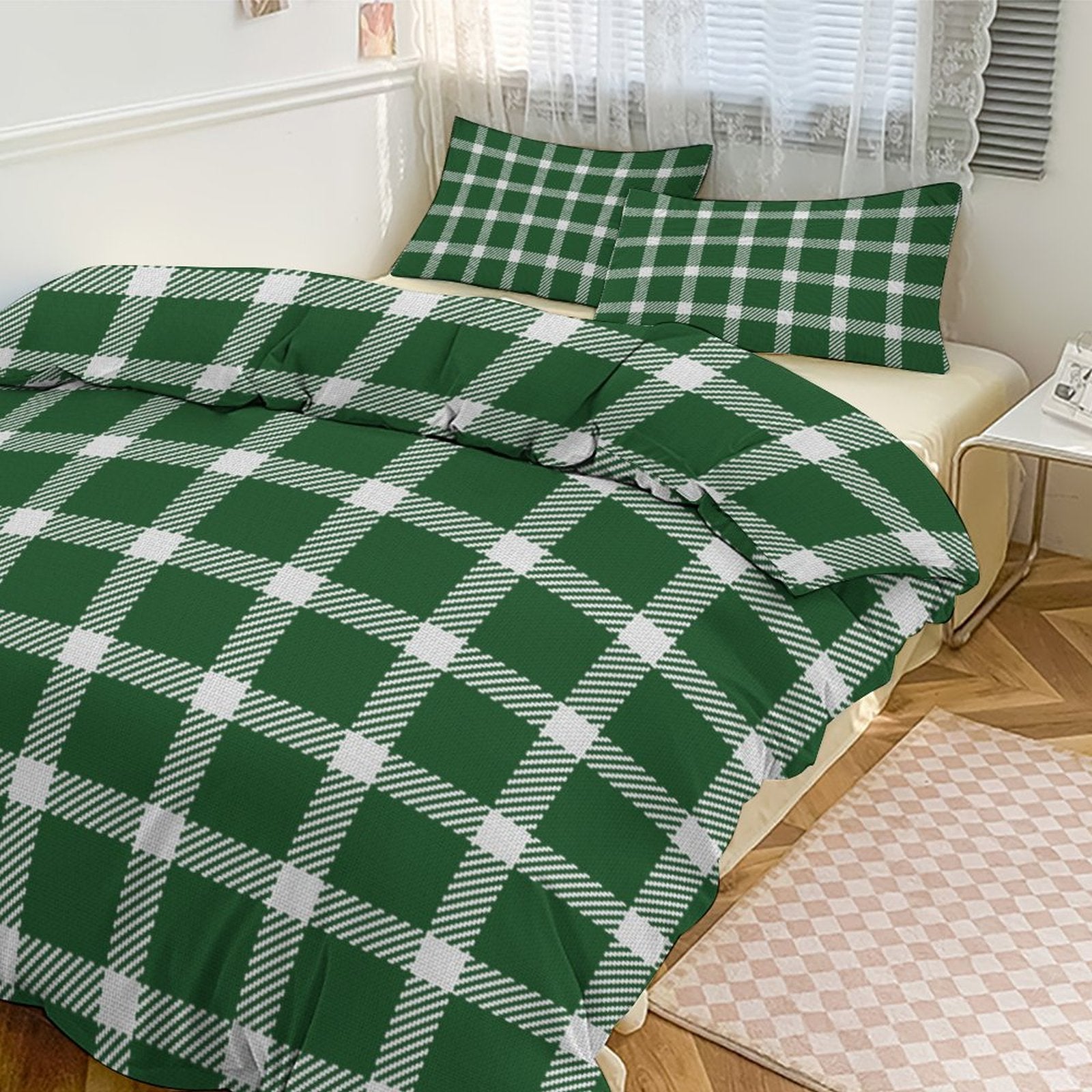 Queen 3-Piece Bedding Set-90"x90"/ 229x229cm