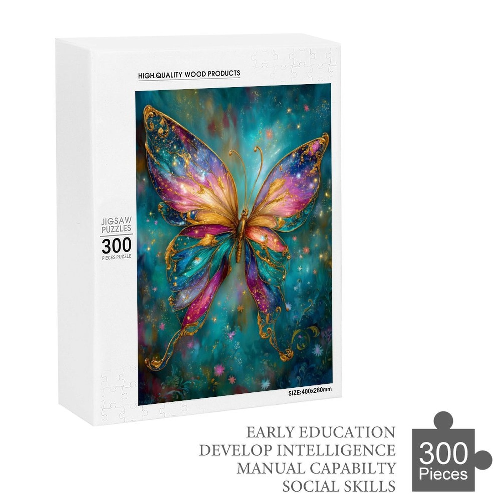 Mystical Butterfly Wooden Puzzle