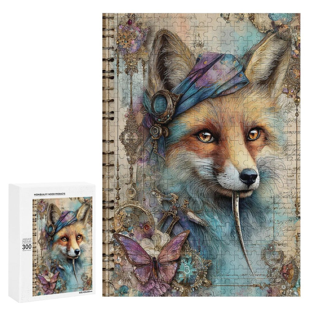 Captain Fox Wooden Puzzle